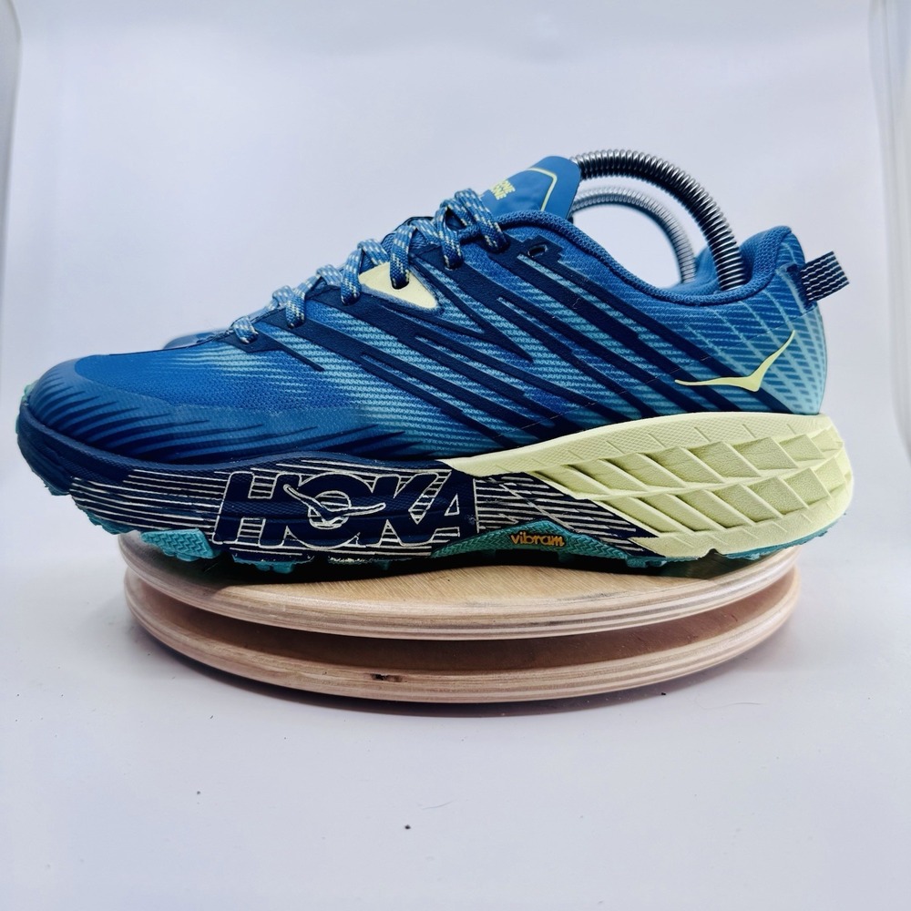 Hoka One One Speedgoat 4 Trail Running Shoes Women's 9.5 Blue Athletic